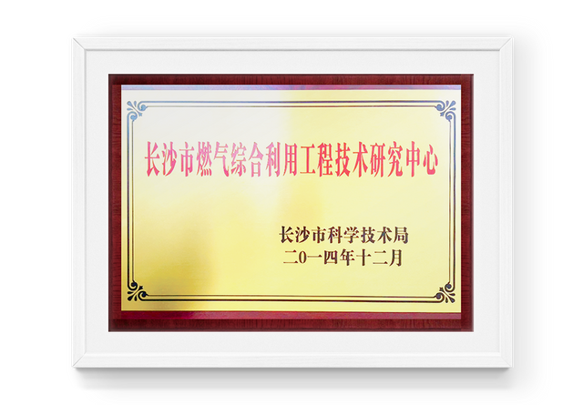 获得长沙市燃气综合利用研究中心认可